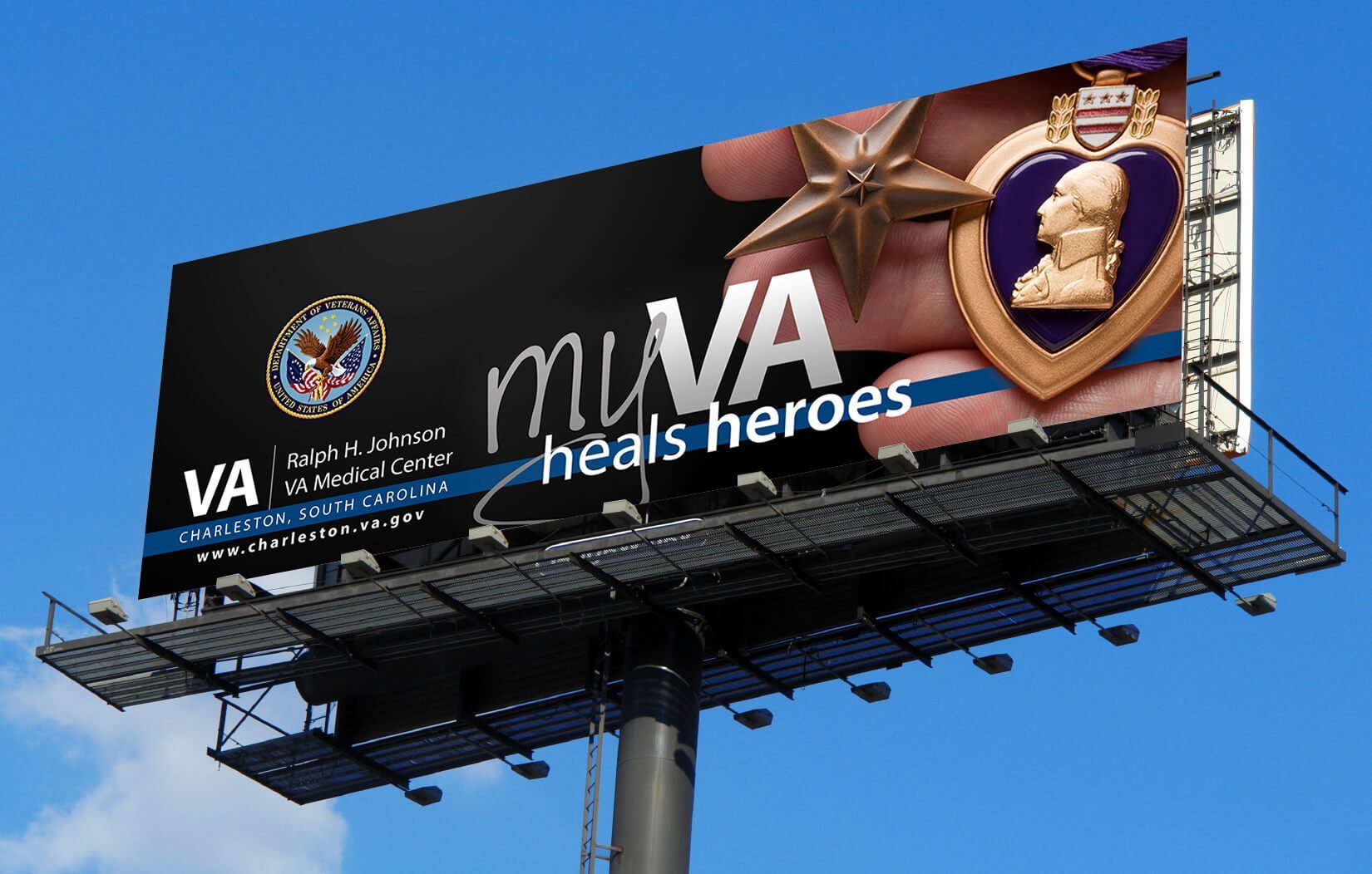 Primary myVA billboard